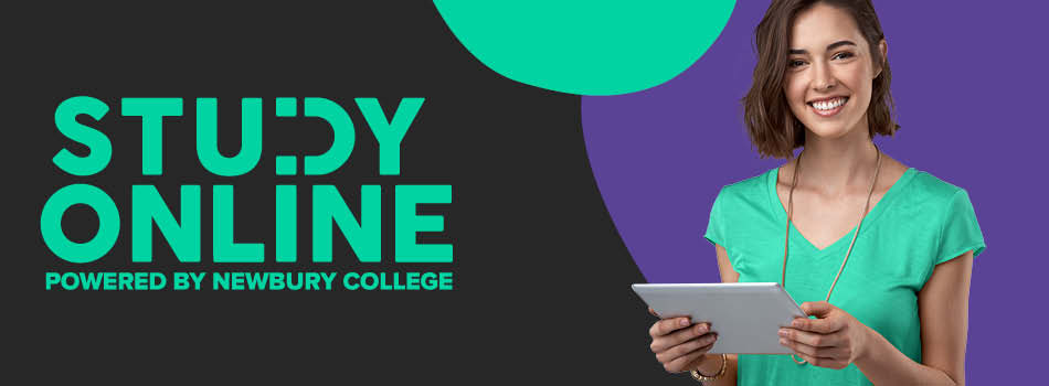 Woman looking at a computer