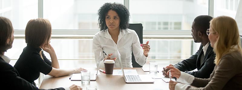 Business people in a meeting