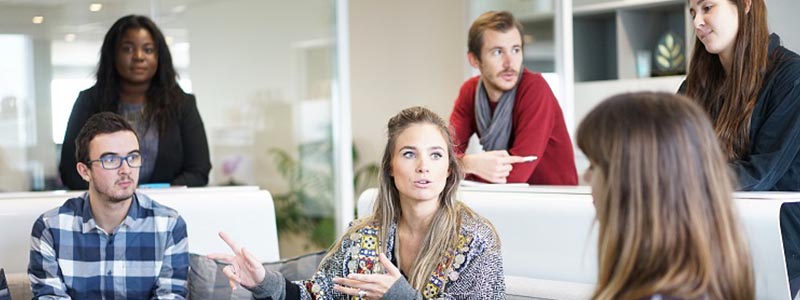 HE students in study session